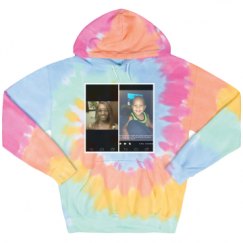 Unisex Tie-Dye Fleece Hoodie