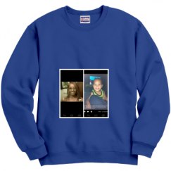 Unisex Film and Foil Crewneck Sweatshirt