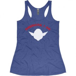 Ladies Slim Fit Super Soft Racerback Triblend Tank