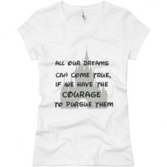 Ladies Slim Fit Basic Promo Jersey Tee