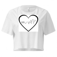 Ladies Festival Cali Crop Top Tee