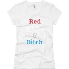 Ladies Slim Fit Basic Promo Jersey Tee