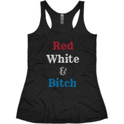 Ladies Slim Fit Super Soft Racerback Triblend Tank