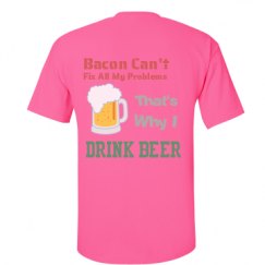 Unisex Ultra Cotton Safety Neon Crewneck Tee