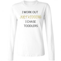 Ladies Relaxed Fit Basic Long Sleeve Tee