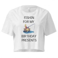 Ladies Festival Cali Crop Top Tee