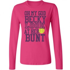 Ladies Relaxed Fit Basic Long Sleeve Tee