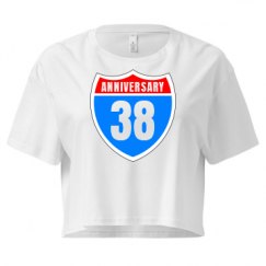 Ladies Festival Cali Crop Top Tee