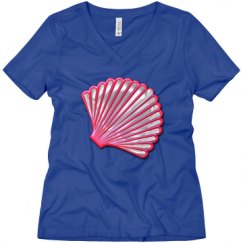 Ladies Relaxed Fit V-Neck Tee