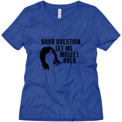 Ladies Relaxed Fit V-Neck Tee