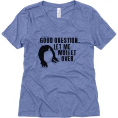 Ladies Relaxed Fit Super Soft Triblend V-Neck Tee