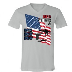 Unisex V-Neck Jersey Tee