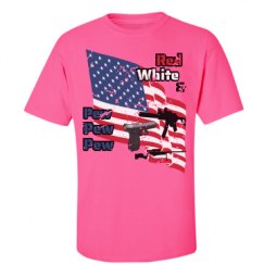 Unisex Ultra Cotton Safety Neon Crewneck Tee