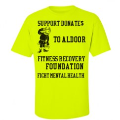 Unisex Ultra Cotton Safety Neon Crewneck Tee