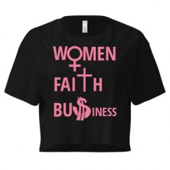 Ladies Festival Cali Crop Top Tee