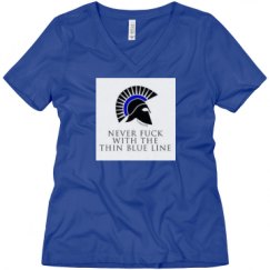 Ladies Relaxed Fit V-Neck Tee