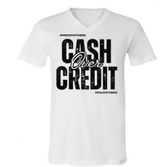 Unisex V-Neck Jersey Tee