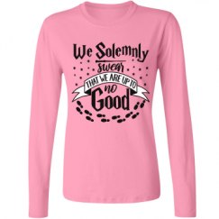 Ladies Relaxed Fit Basic Long Sleeve Tee