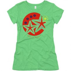 Ladies Slim Fit Super Soft Triblend Tee