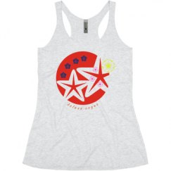 Ladies Slim Fit Super Soft Racerback Triblend Tank