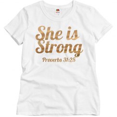 She is strong