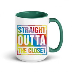 15oz Ceramic Mug with Color Inside