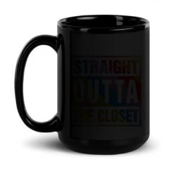 15oz Black Glossy Mug
