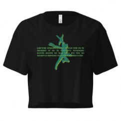 Ladies Festival Cali Crop Top Tee