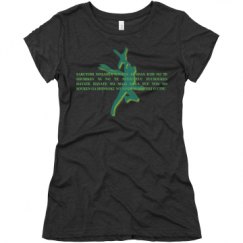 Ladies Slim Fit Super Soft Triblend Tee