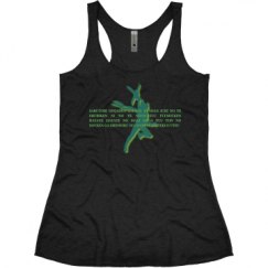 Ladies Slim Fit Super Soft Racerback Triblend Tank