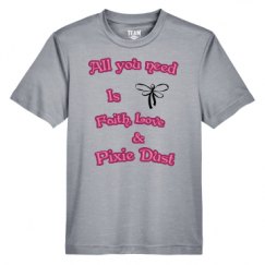 Youth Heather Performance Tee