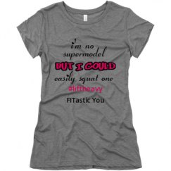 Ladies Slim Fit Super Soft Triblend Tee