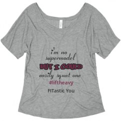 Ladies Flowy Slouchy Tee