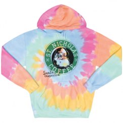 Unisex Tie-Dye Fleece Hoodie