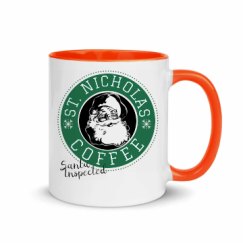 11oz Ceramic Mug with Color Inside