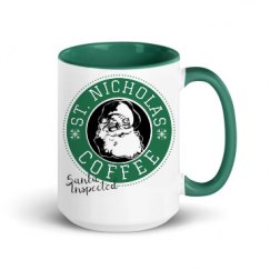 15oz Ceramic Mug with Color Inside