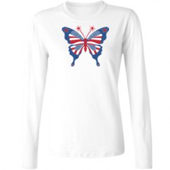 Ladies Relaxed Fit Basic Long Sleeve Tee