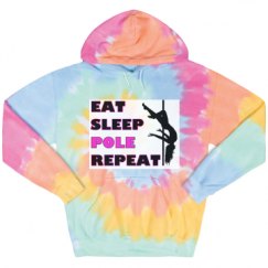 Unisex Tie-Dye Fleece Hoodie