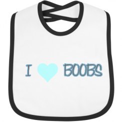 Infant Contrast Trim Bib