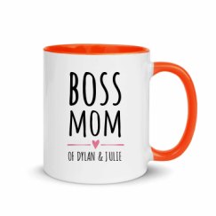 11oz Ceramic Mug with Color Inside