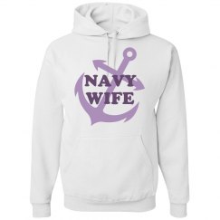 Navy Wife Hoodie