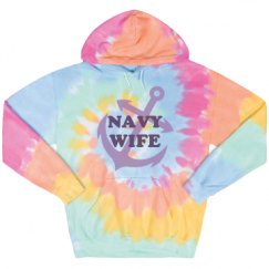 Unisex Tie-Dye Fleece Hoodie