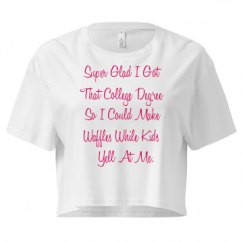 Ladies Festival Cali Crop Top Tee