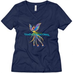 Ladies Relaxed Fit V-Neck Tee