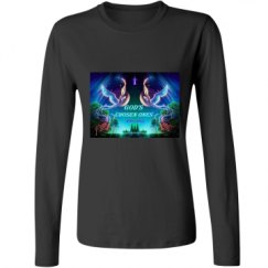 Ladies Relaxed Fit Basic Long Sleeve Tee