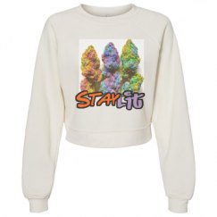 Women's Raglan Pullover Fleece