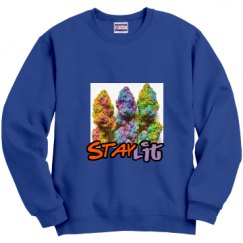 Unisex Film and Foil Crewneck Sweatshirt