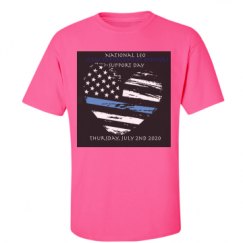 Unisex Ultra Cotton Safety Neon Crewneck Tee