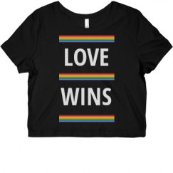 Ladies Slim Fit Crop Top Tee