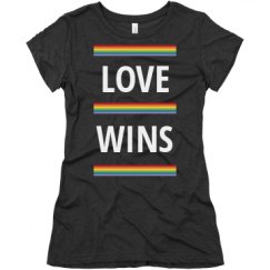 Ladies Slim Fit Super Soft Triblend Tee